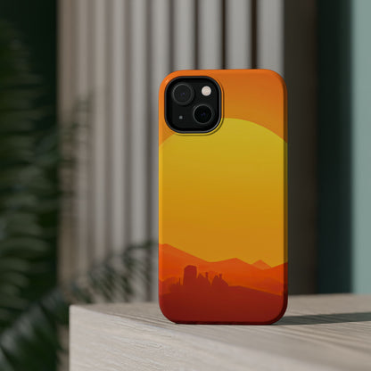 Wireless-Charging Compatible Case – Desert Sunrise