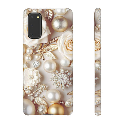 Snap Phone Case – Ivory Opulence