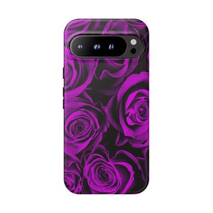 Protective Phone Case – Amethyst Roses