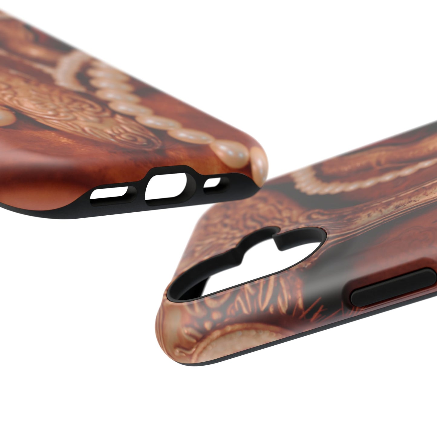 Impact-Resistant Phone Case – Bronze Vanity