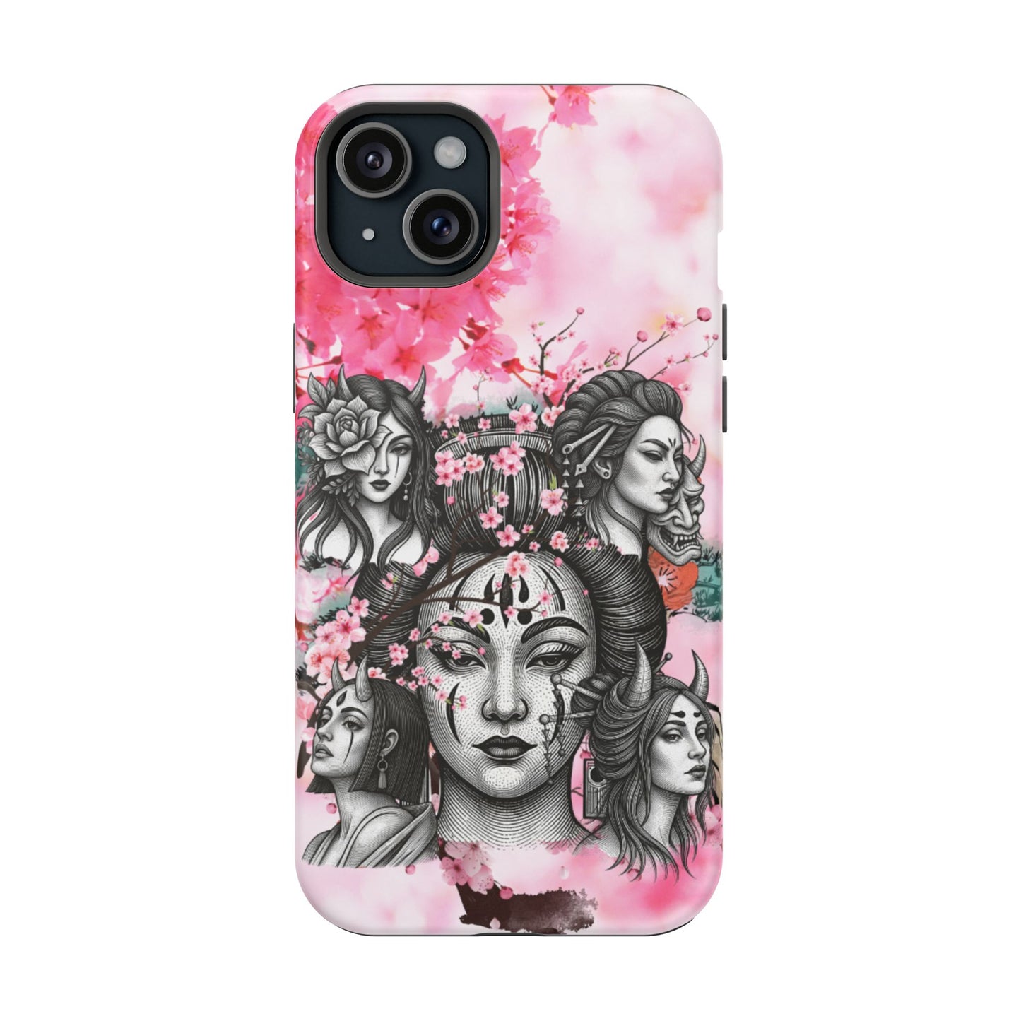 Wireless-Charging Compatible Case – Blossom & Thorn