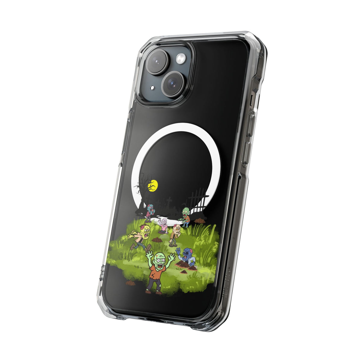 Clear Magnetic Phone Case – Graveyard Shift