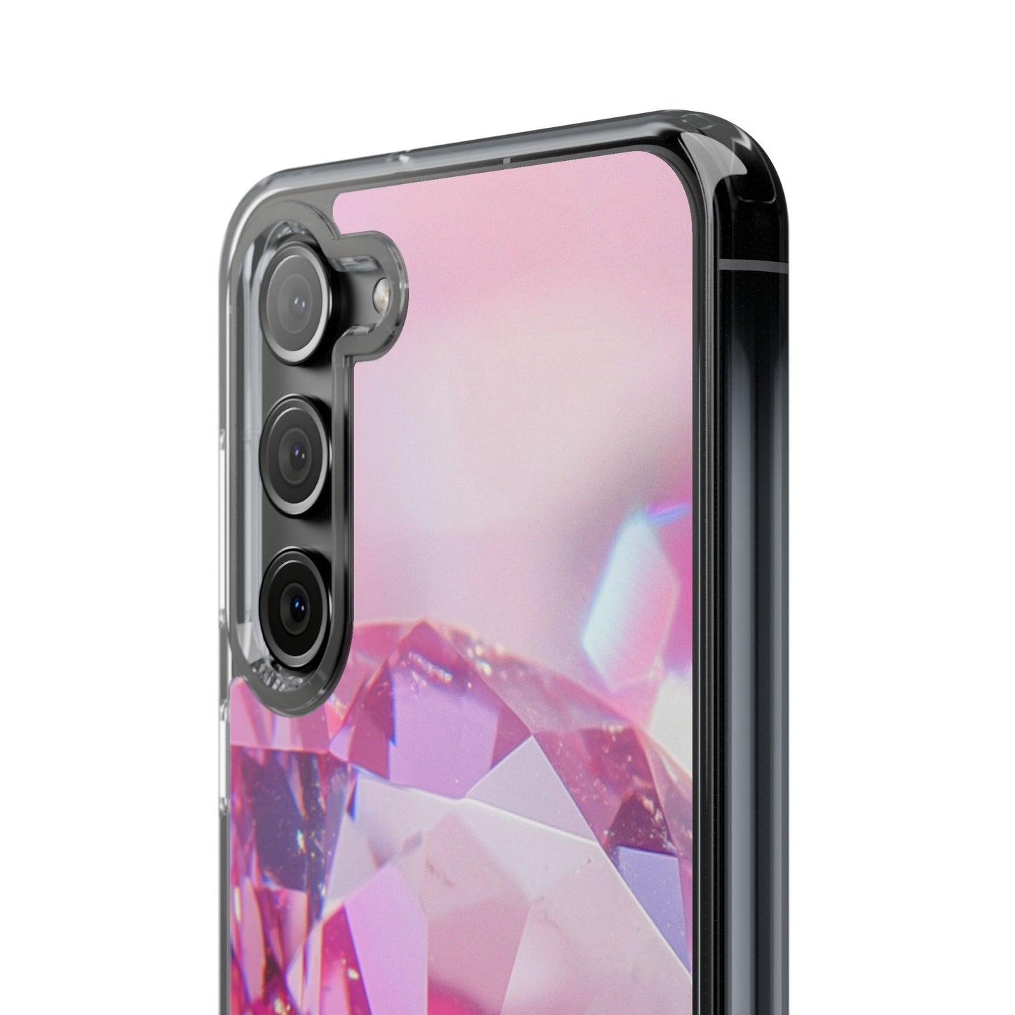 Clear Phone Case – Pink Ice