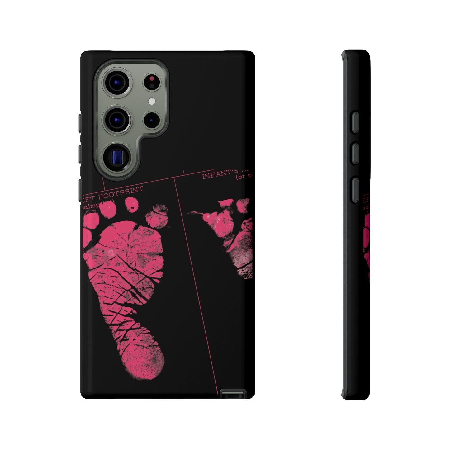 Protective Phone Case – Mom’s Little Pink Footprints