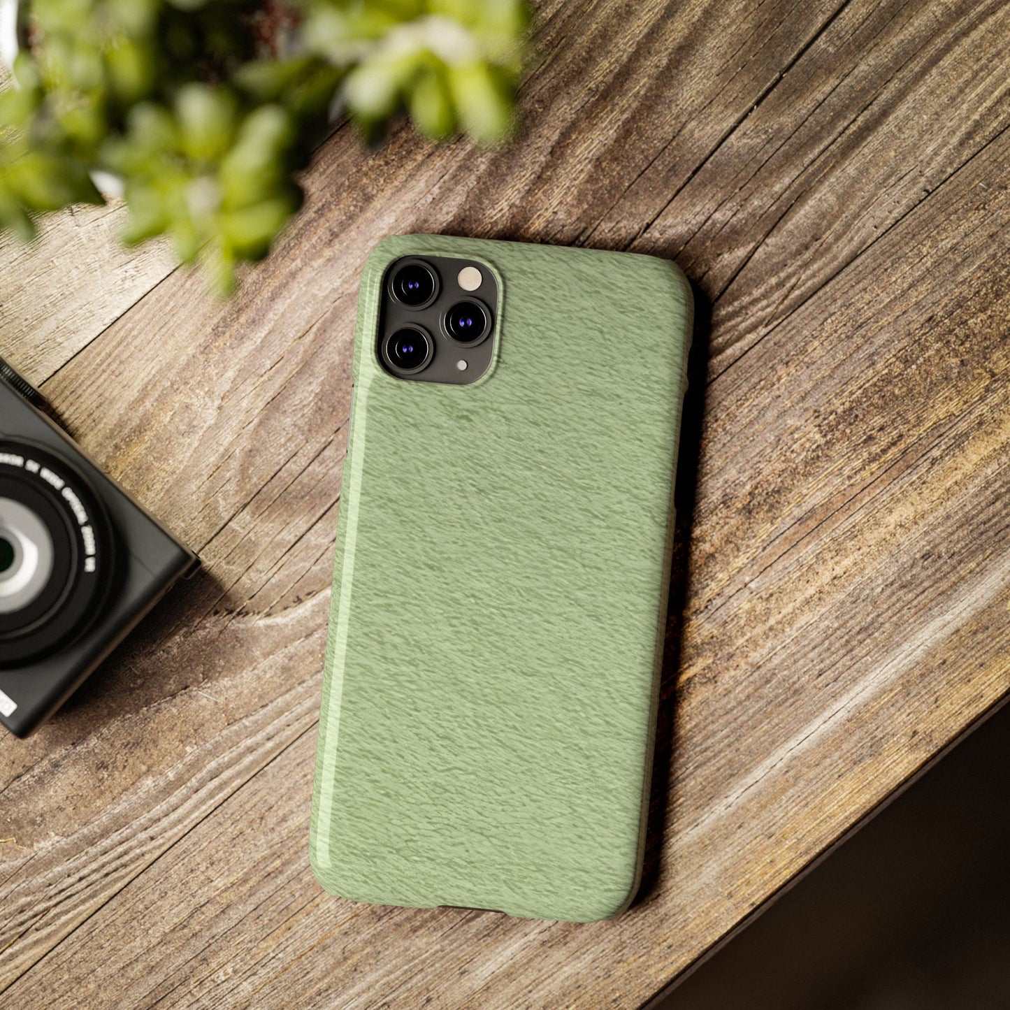 Slim Phone Case – Matcha Wash