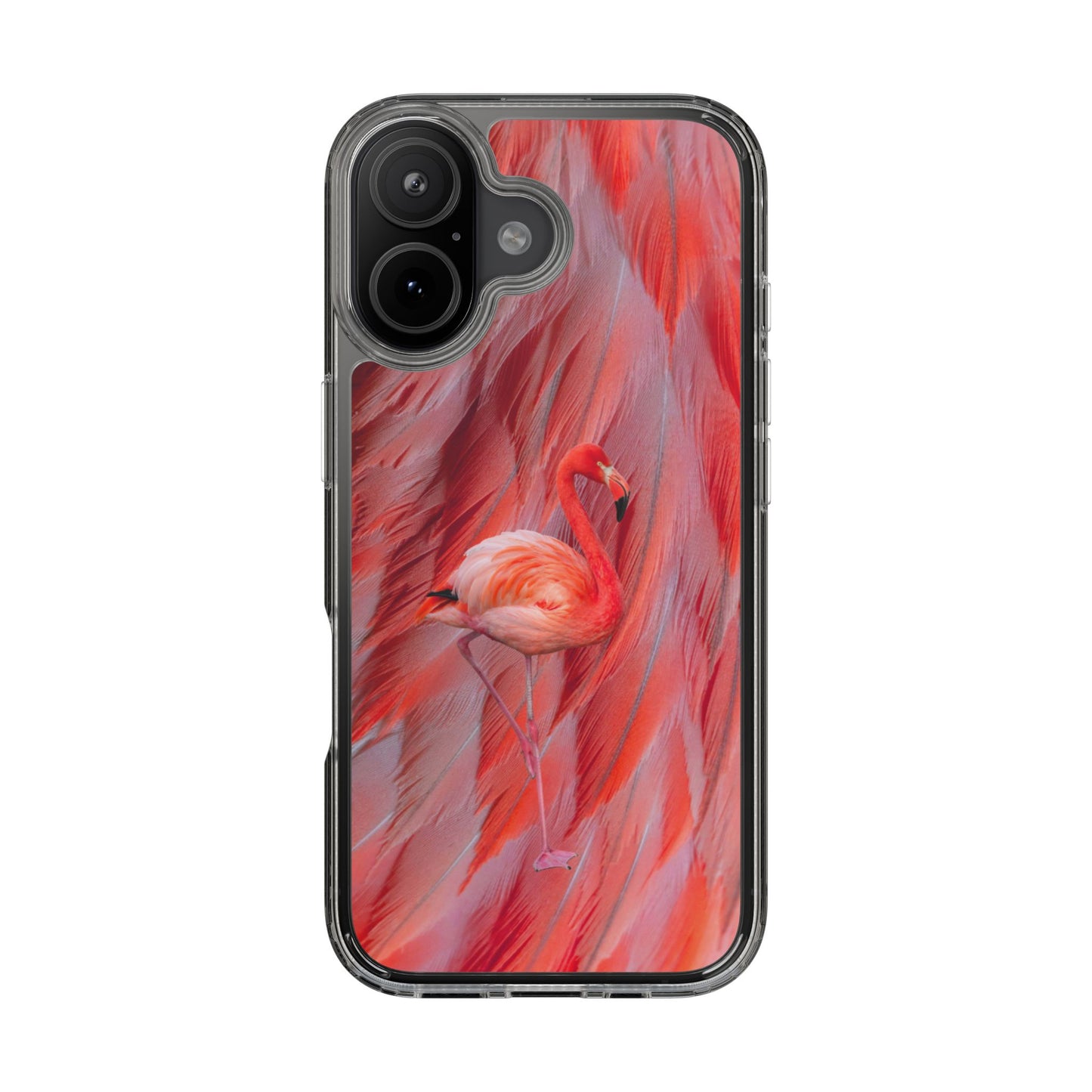 Clear Phone Case – Scarlet Plume