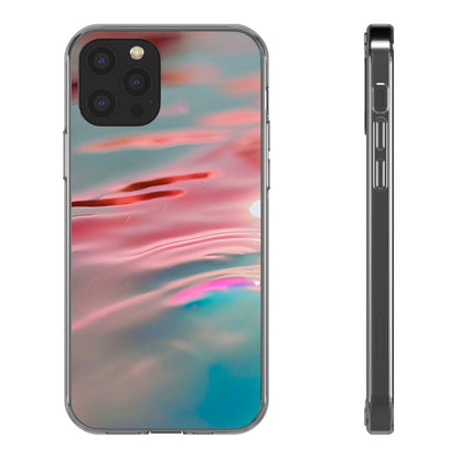 Clear Phone Case – Liquid Sunset
