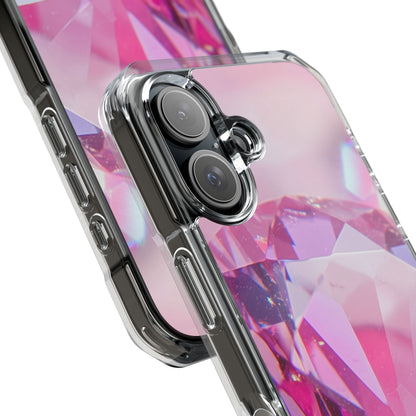 Clear Magnetic Phone Case – Pink Ice
