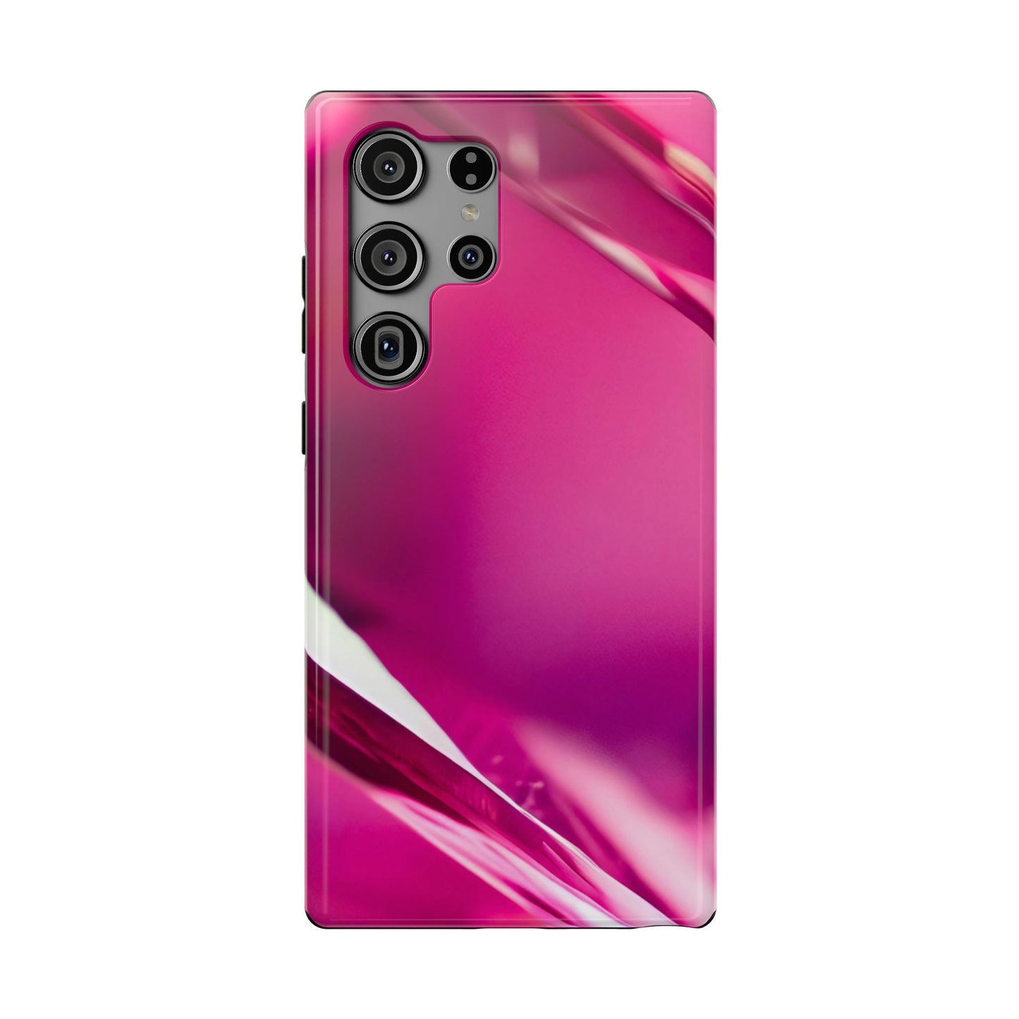 Impact-Resistant Phone Case – Magenta Motion
