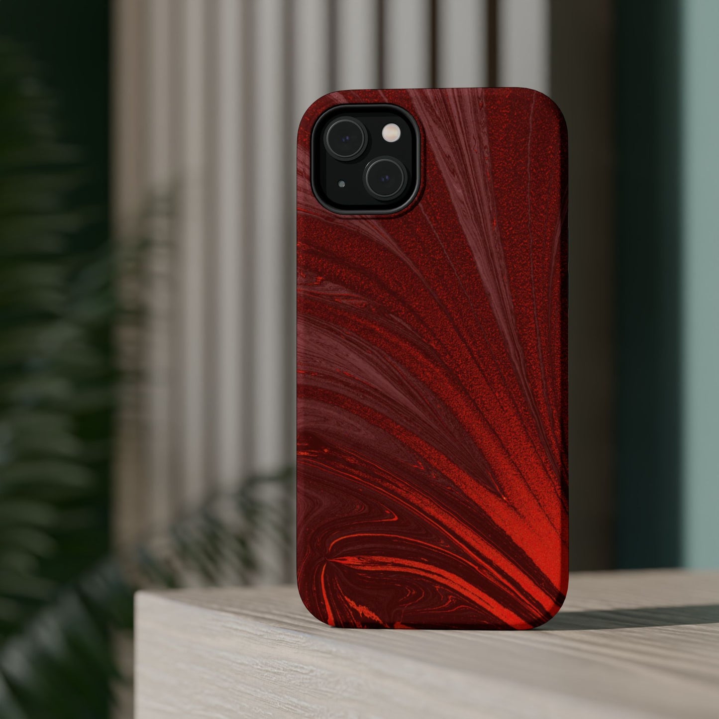 Wireless-Charging Compatible Case – Crimson Current