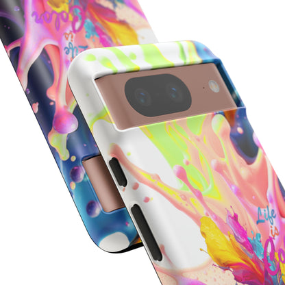 Color Splash Phone Case — “Life in Color” Protective Tough Case
