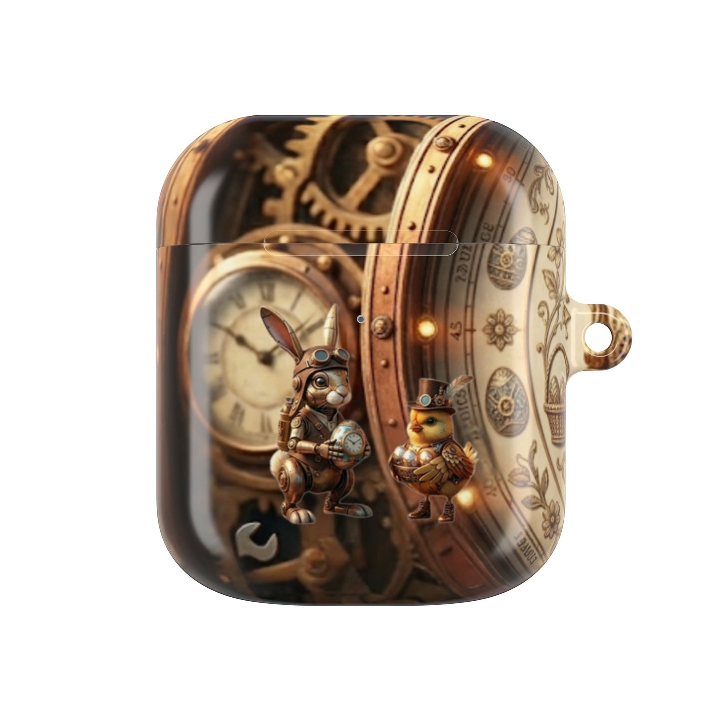 Earbud Case Cover – Clockwork Cottontail