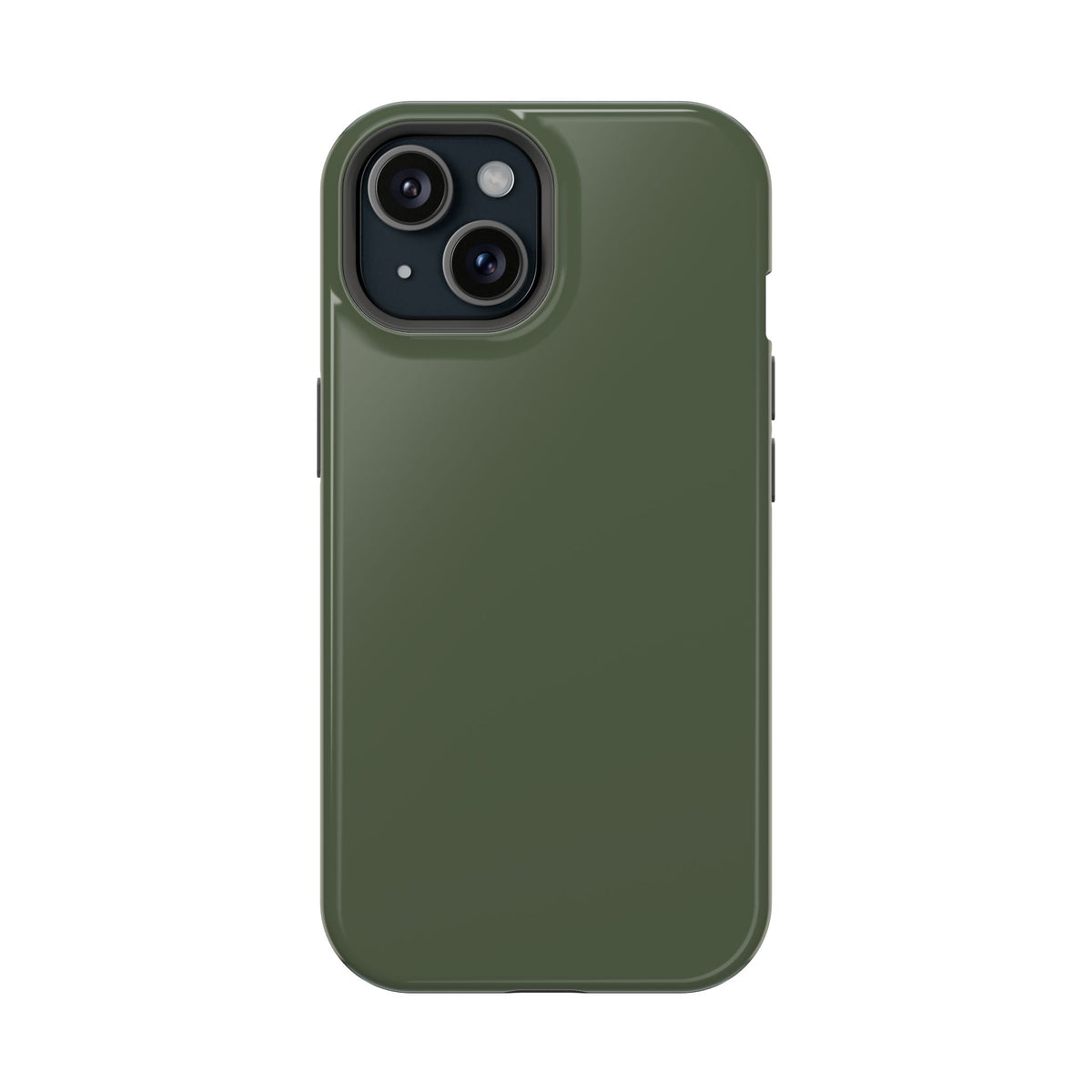 Impact-Resistant Phone Case — Military Green Protective Shockproof Cover