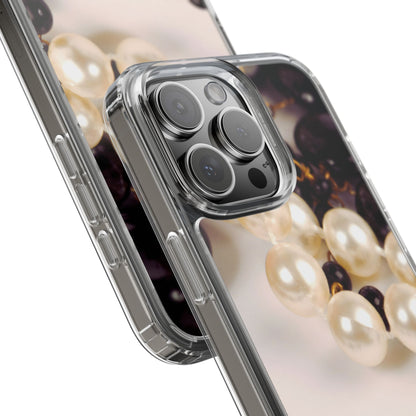 Clear Phone Case – Noir Pearl