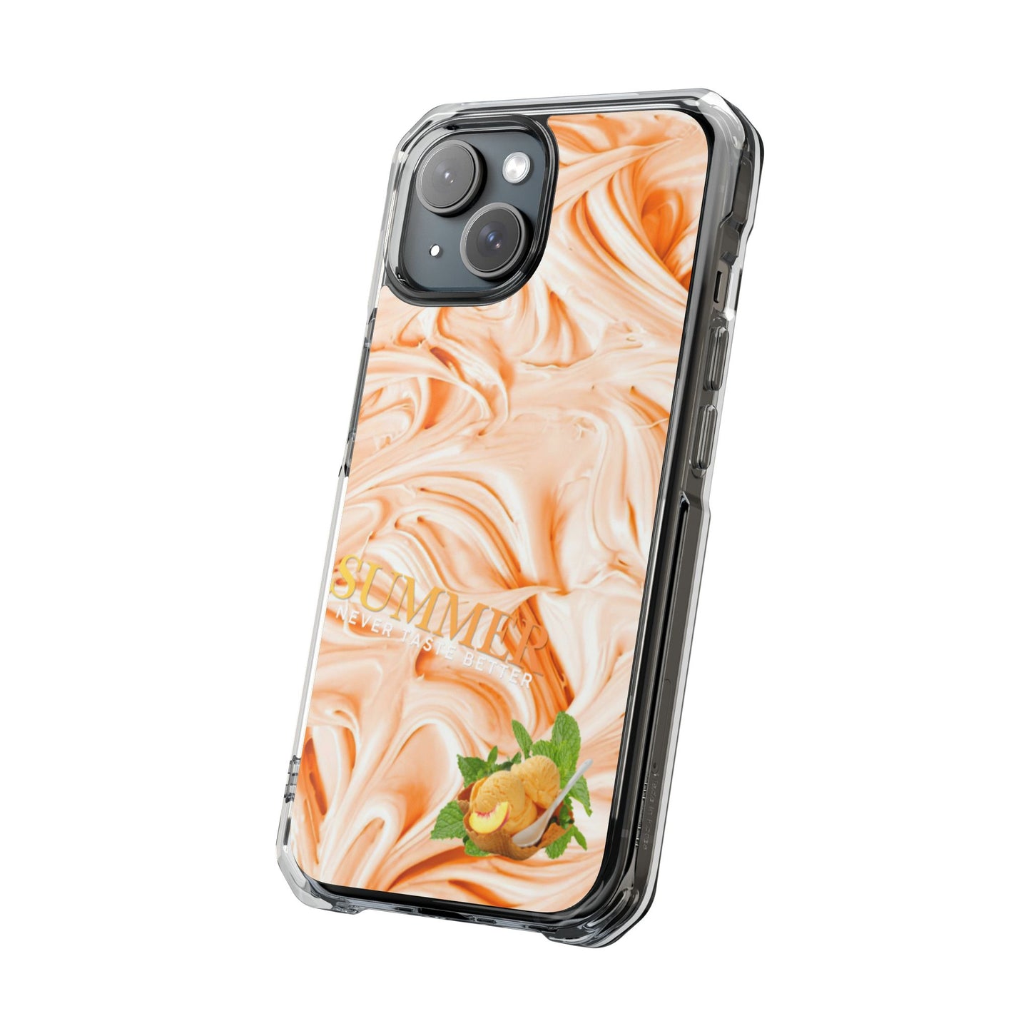 Clear Phone Case – Peach Sorbet