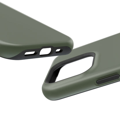 Impact-Resistant Phone Case — Military Green Protective Shockproof Cover