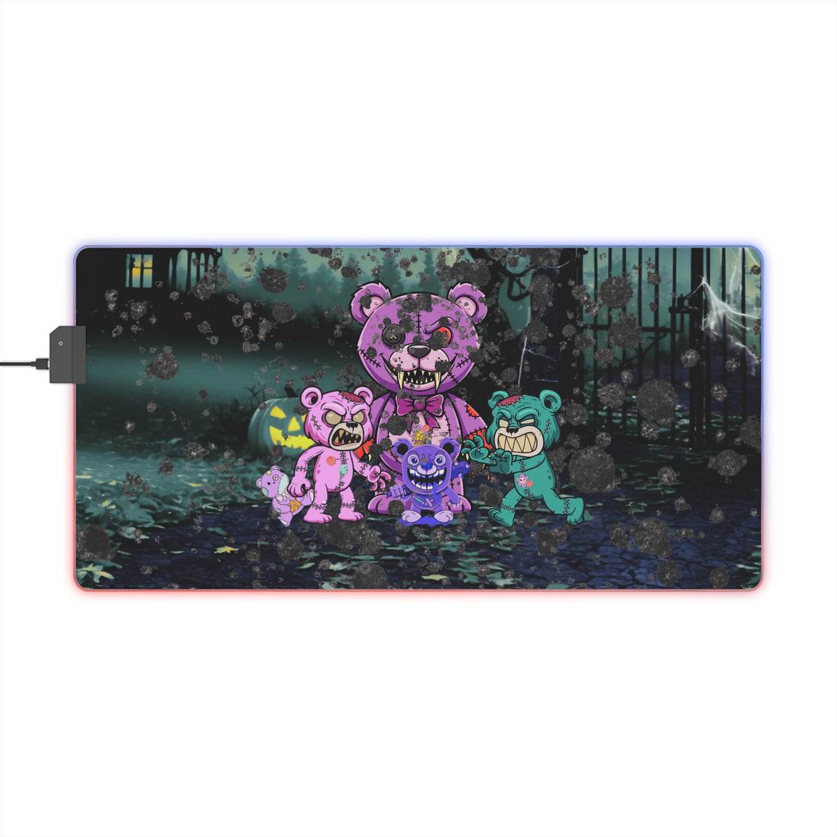 Gaming LED Desk Mat – Scare Bears