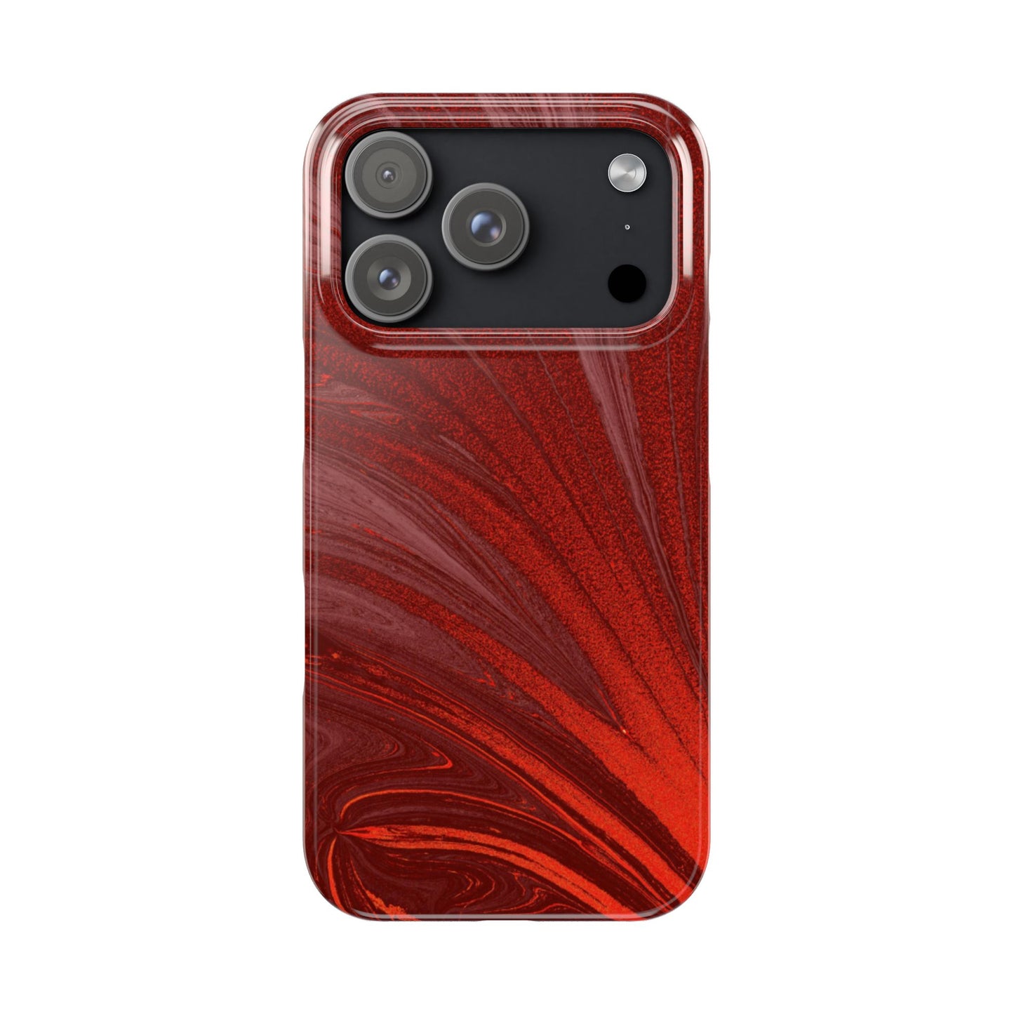 Slim Phone Case — Crimson Current