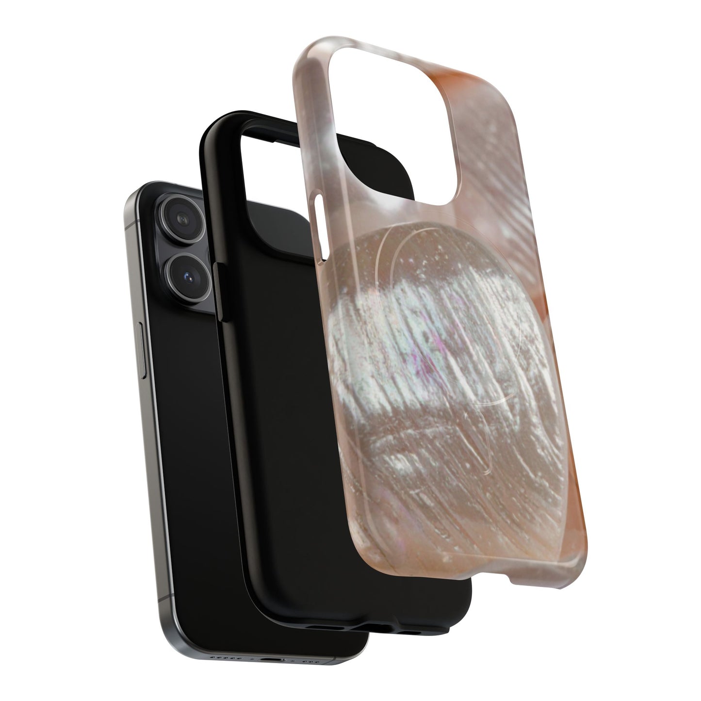 Protective Magnetic Phone Case – Blush Pearl