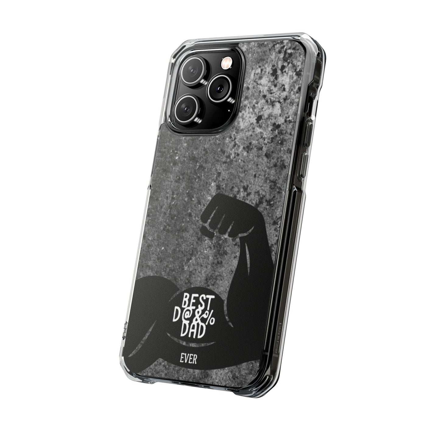 Clear Magnetic Phone Case – Best Dad Ever