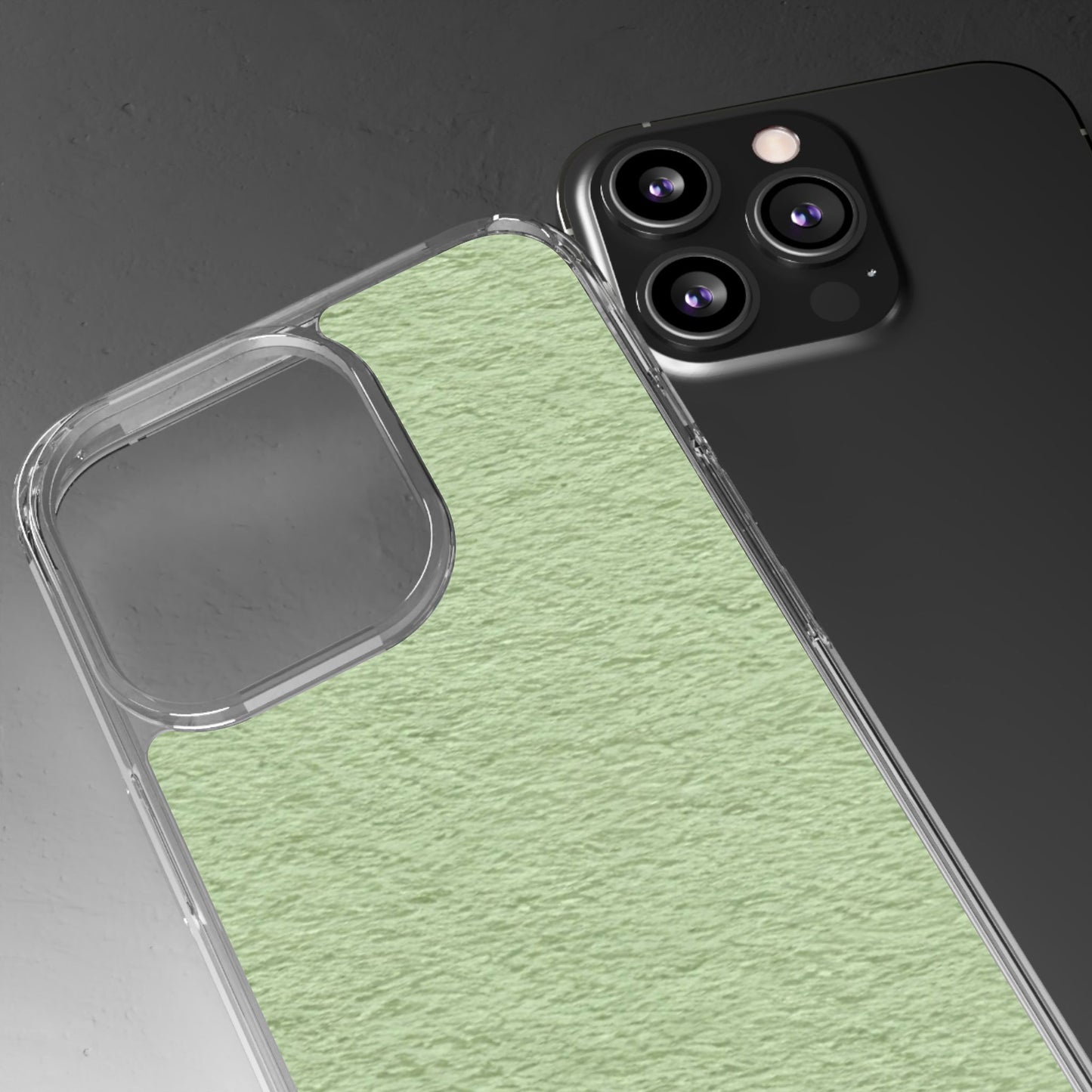 Clear Phone Case – Matcha Wash