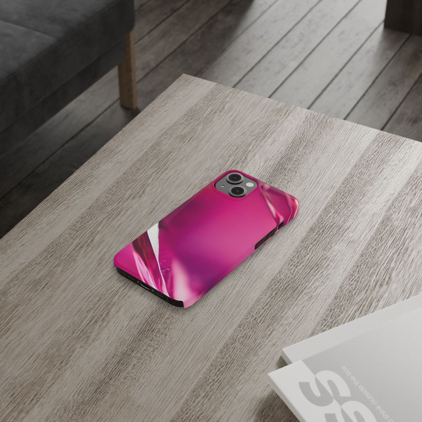 Slim Phone Case – Magenta Motion