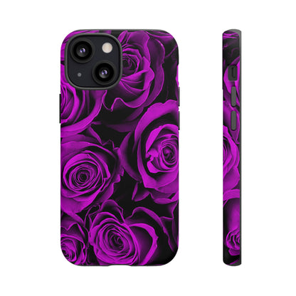 Protective Phone Case – Amethyst Roses
