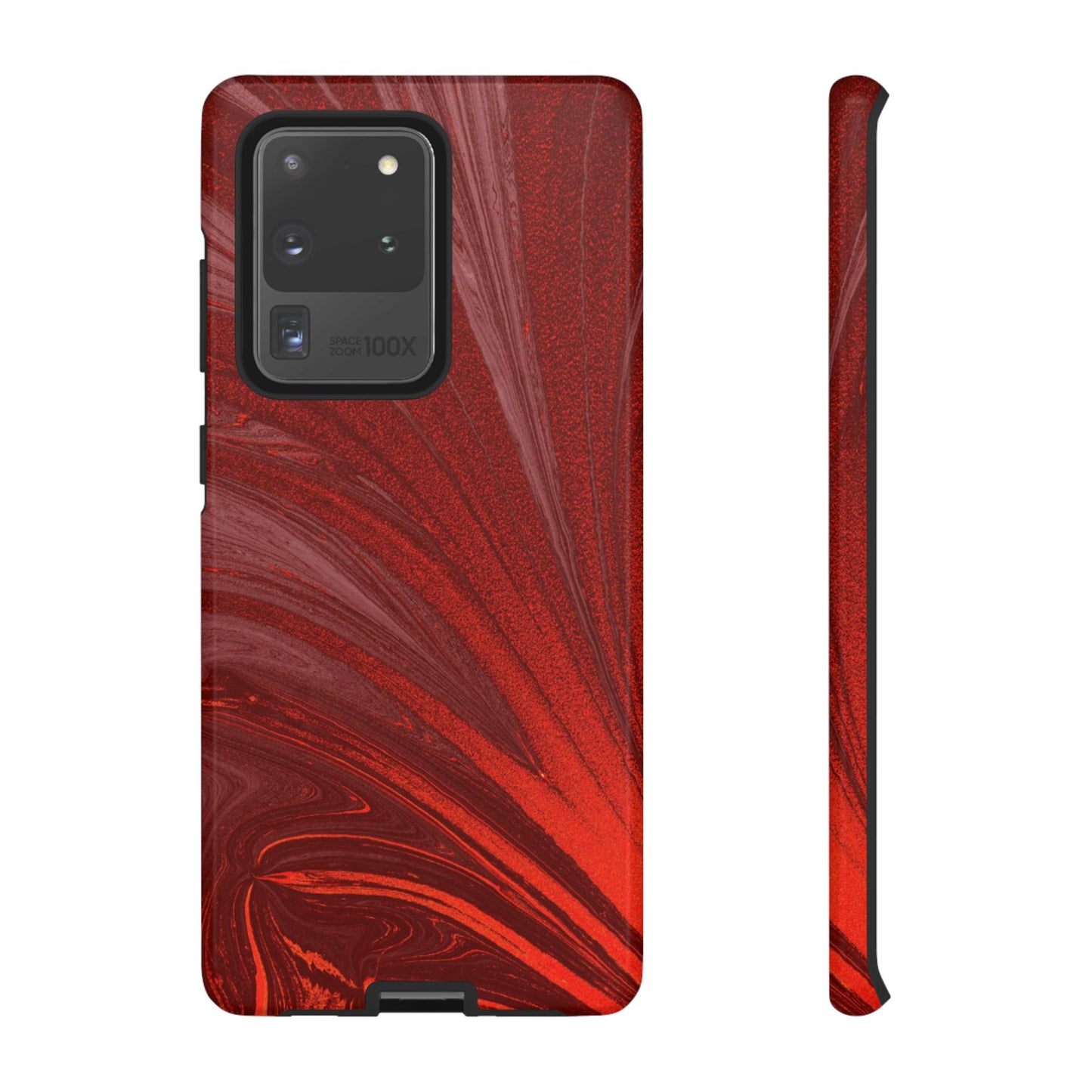 Protective Phone Case – Crimson Current