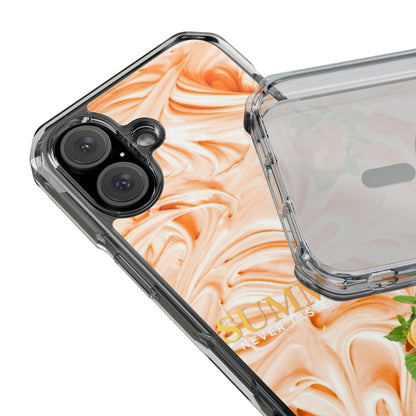 Clear Phone Case – Peach Sorbet