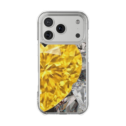 Clear Magnetic Phone Case – Heart of Gold