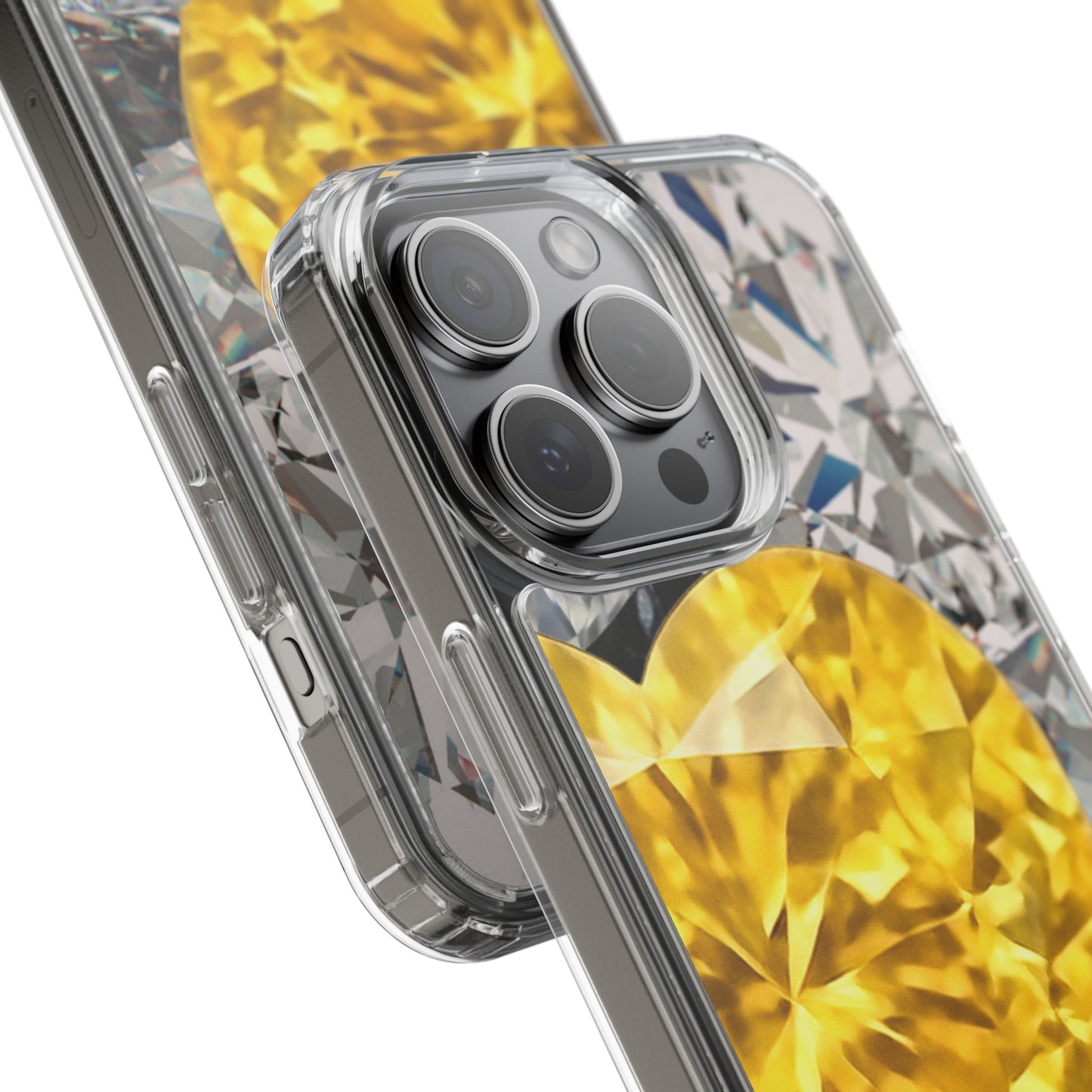 Clear Phone Case – Heart of Gold