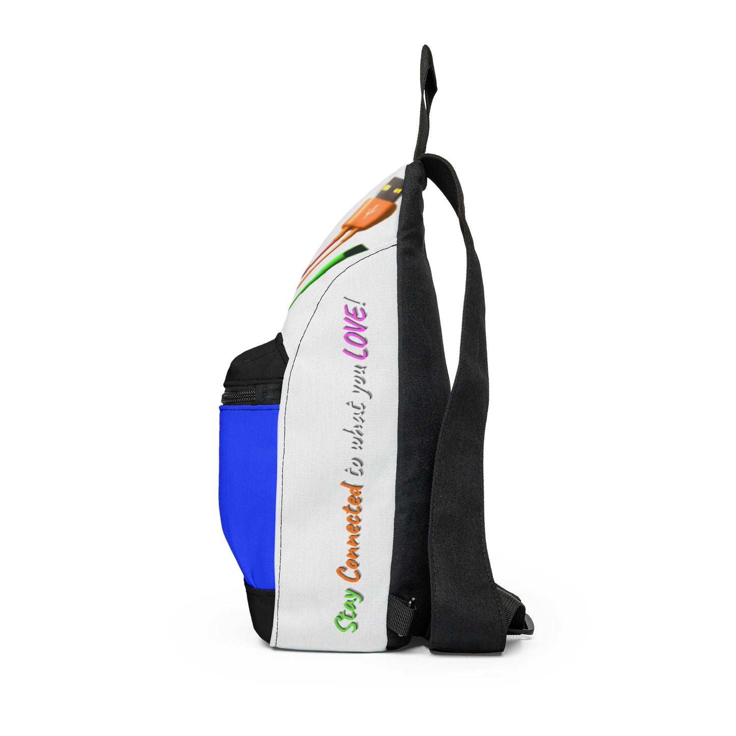 Sling Bag – 215 Connected Plug Logo Design