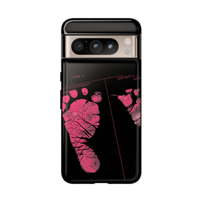 Protective Phone Case – Mom’s Little Pink Footprints