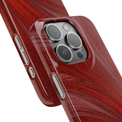 Snap Phone Case – Crimson Current