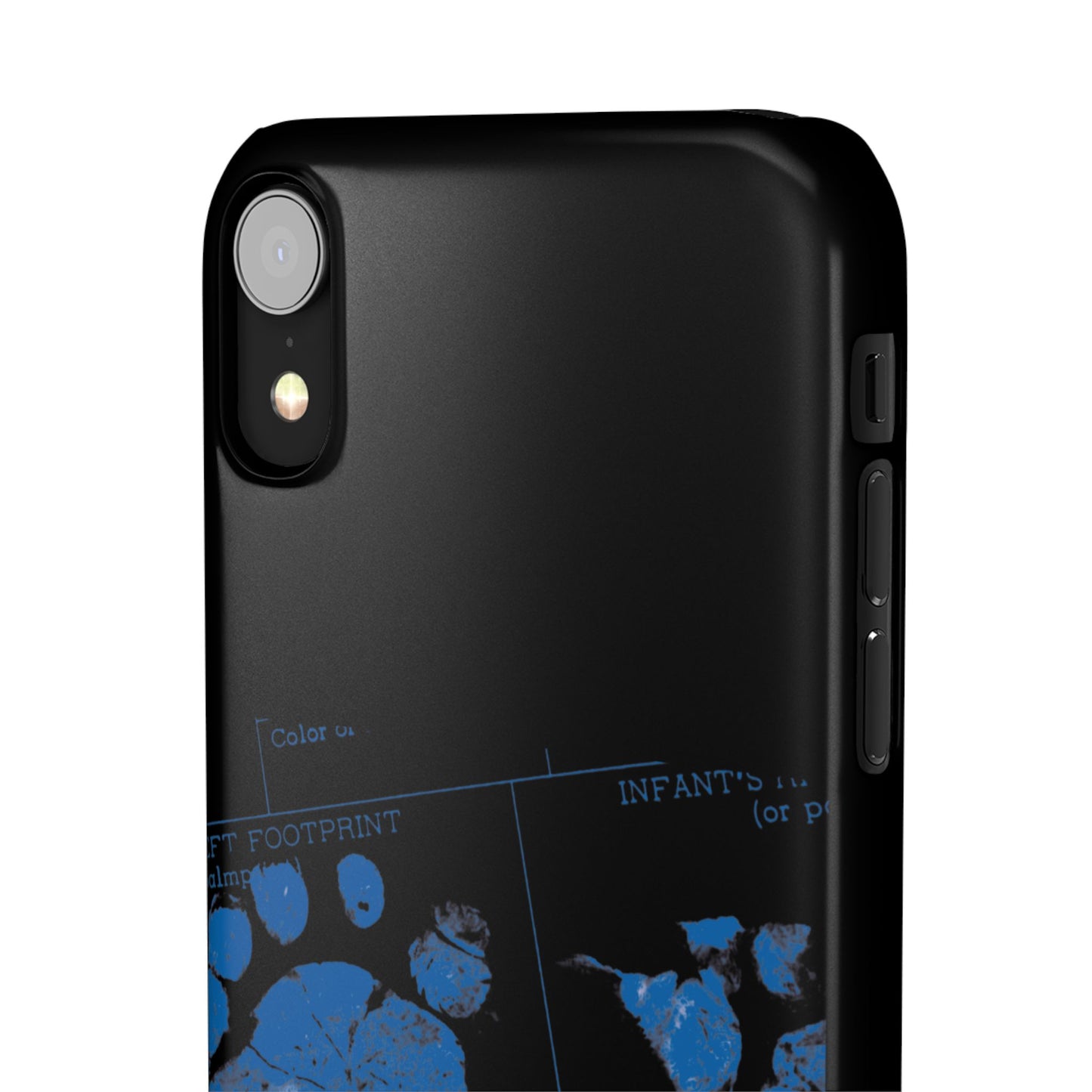 Snap Phone Case – Mom’s Little Blue Footprints