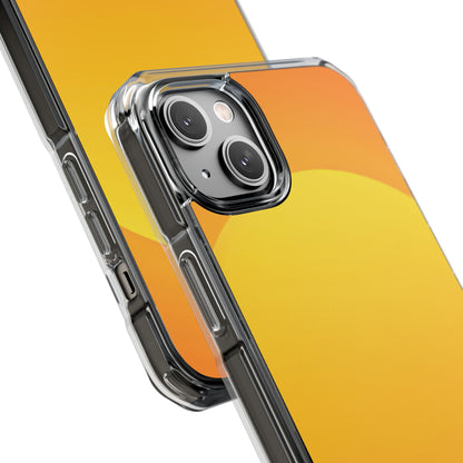 Clear Magnetic Phone Case — Desert Sunrise