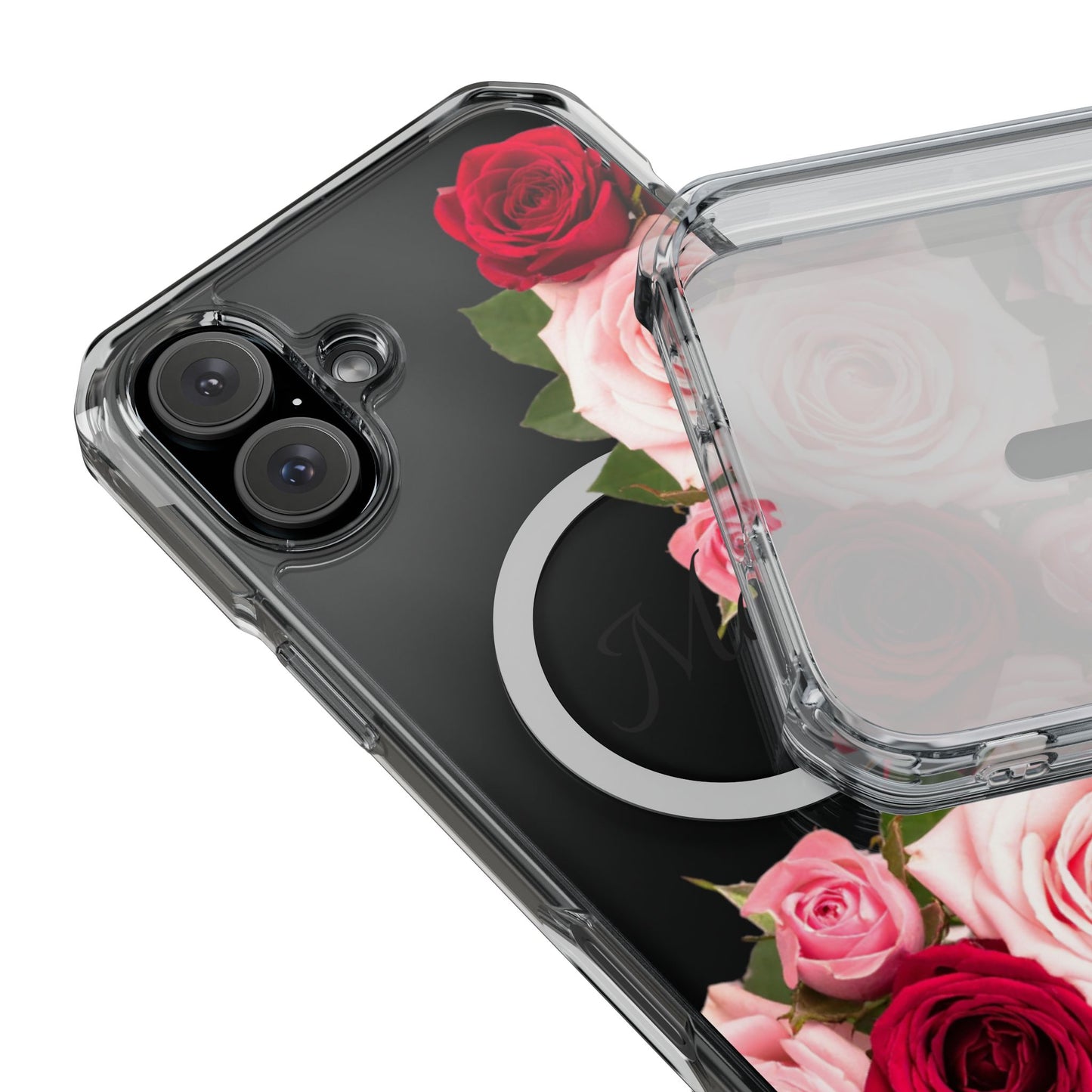 Clear Magnetic Phone Case – Mom’s Rose Bouquet