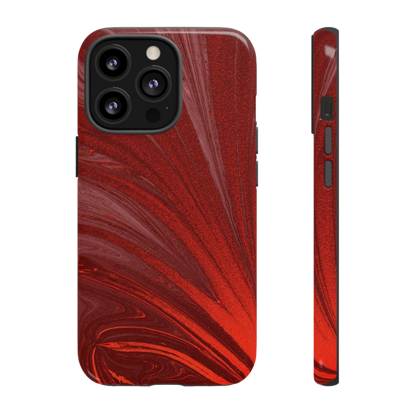 Protective Phone Case – Crimson Current
