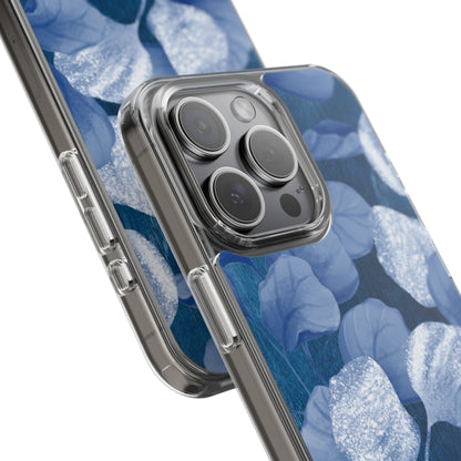 Clear Phone Case – October Blues – Compatible with iPhone 13–17 & Samsung Galaxy S25–S26 Series