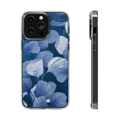 Clear Magnetic Phone Case – October Blues