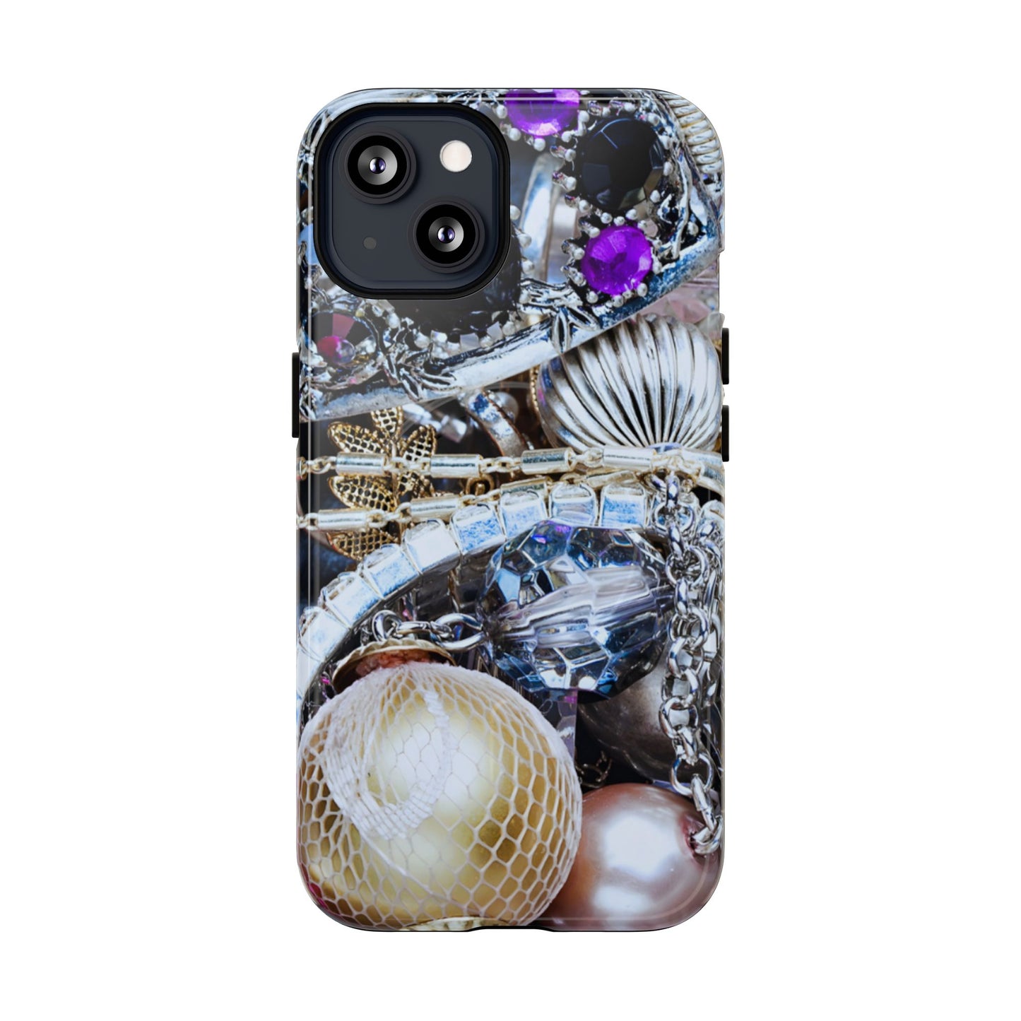 Protective Magnetic Phone Case – Chrome Jewel