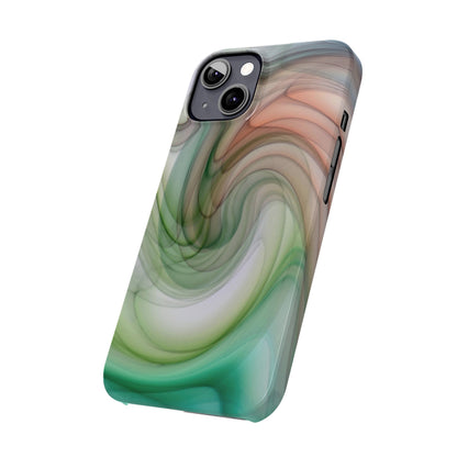 Slim Phone Case – Marble Flow