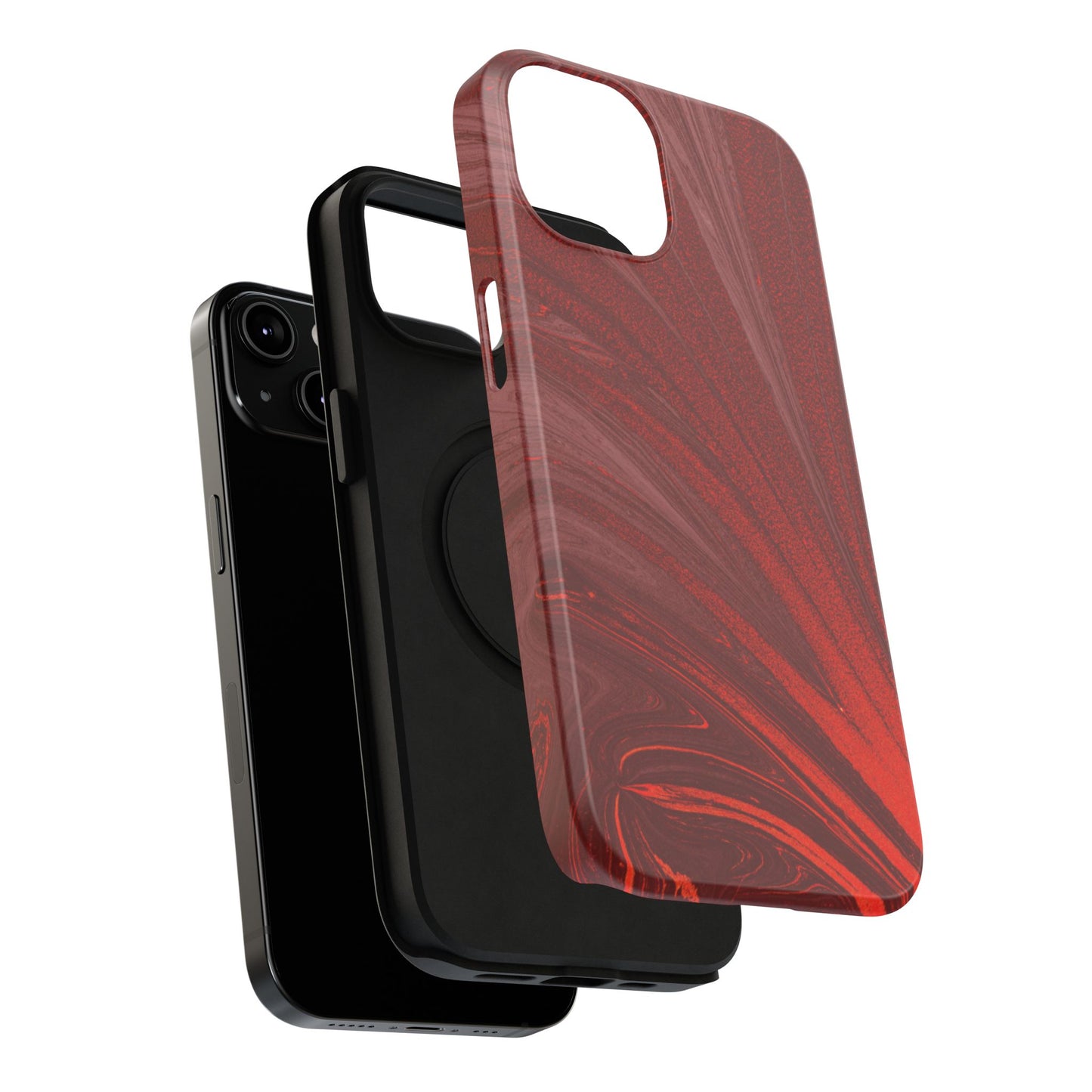 Impact-Resistant Phone Case — Crimson Current