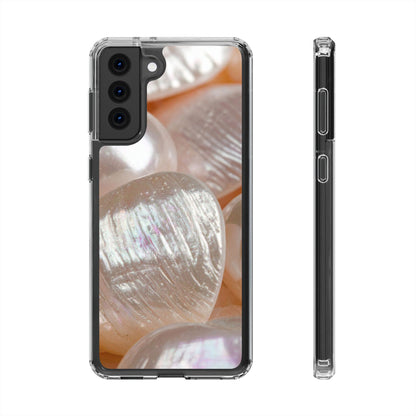 Clear Phone Case – Blush Pearl