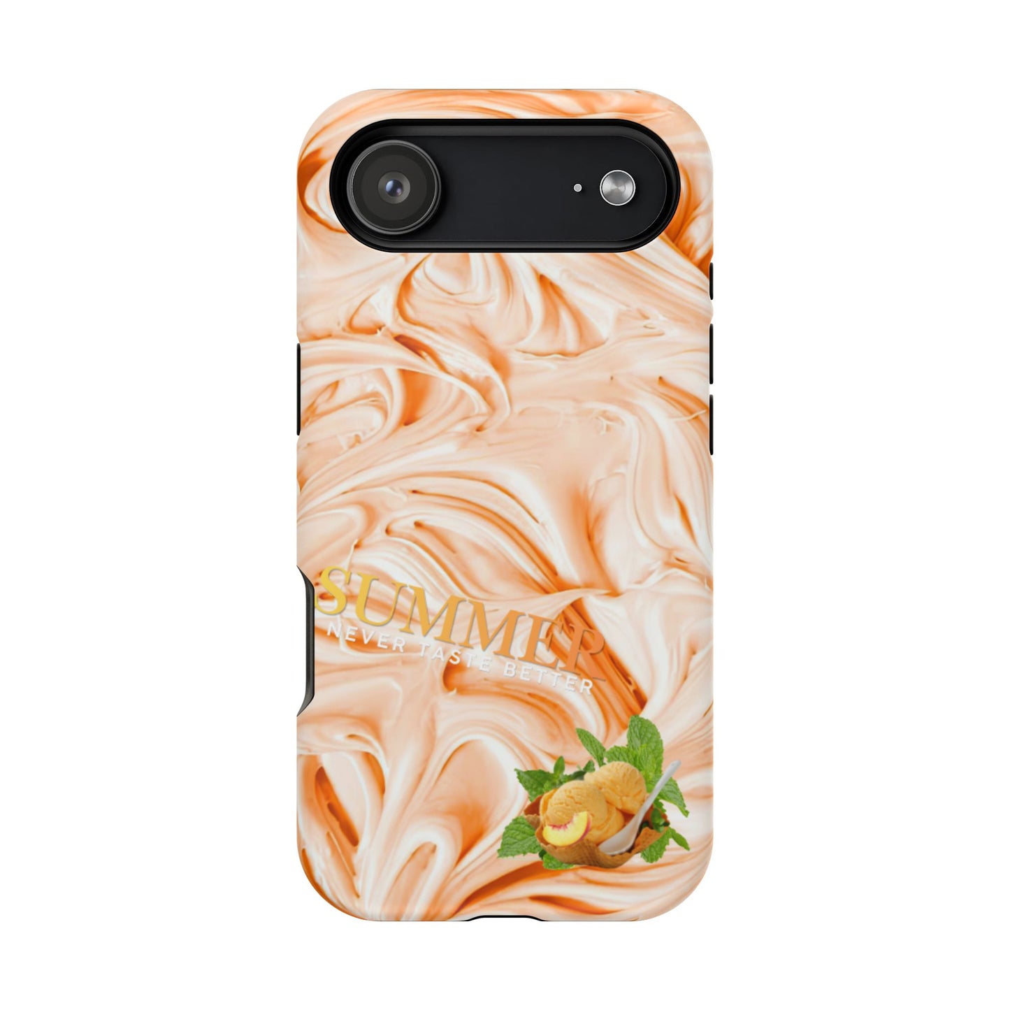 Impact-Resistant Phone Case – Peach Sorbet