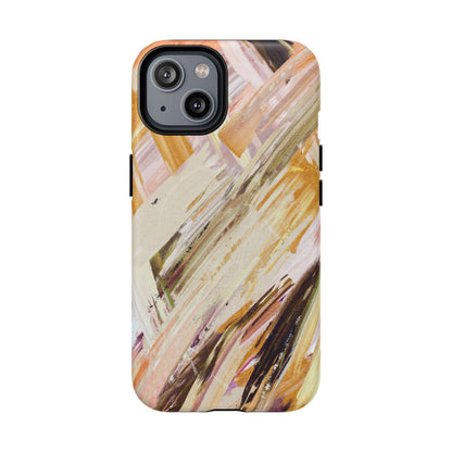 Protective Magnetic Phone Case – Brush & Bronze