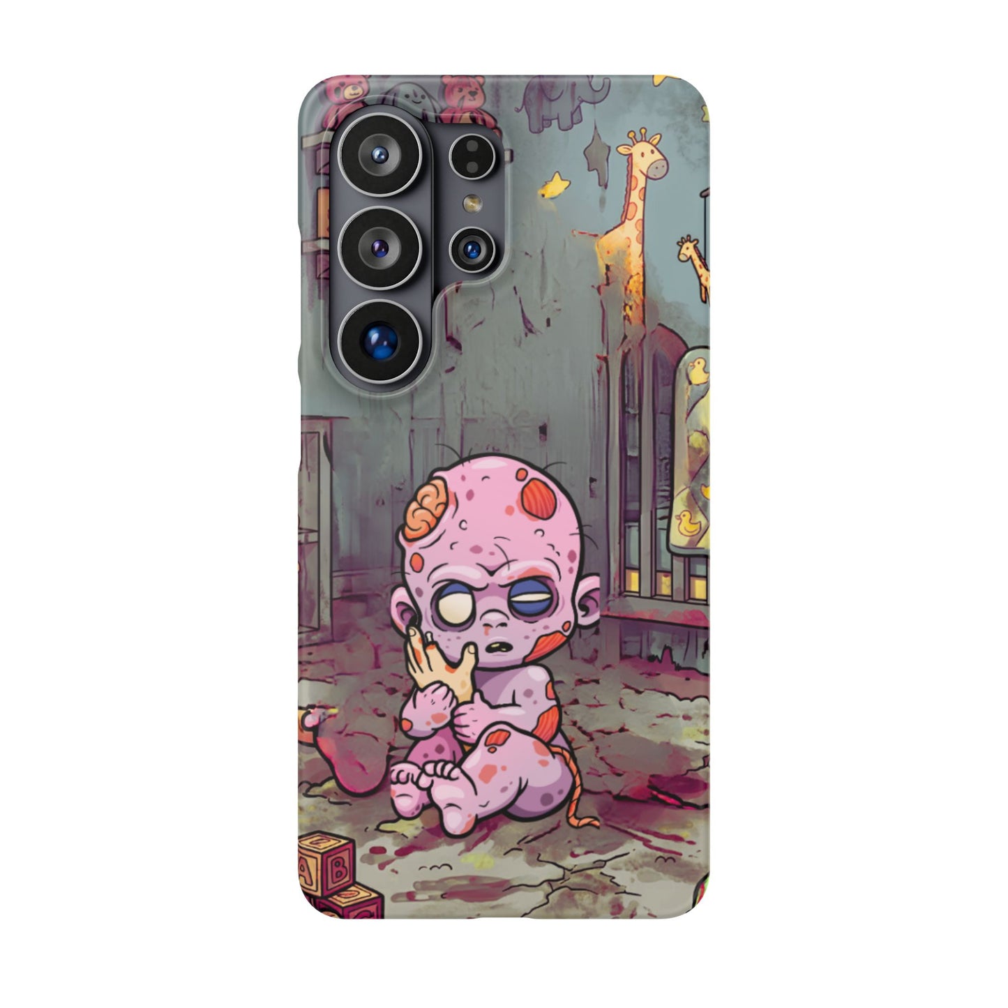 Phone Case — Creepy Cute Zombie Baby Nursery Design