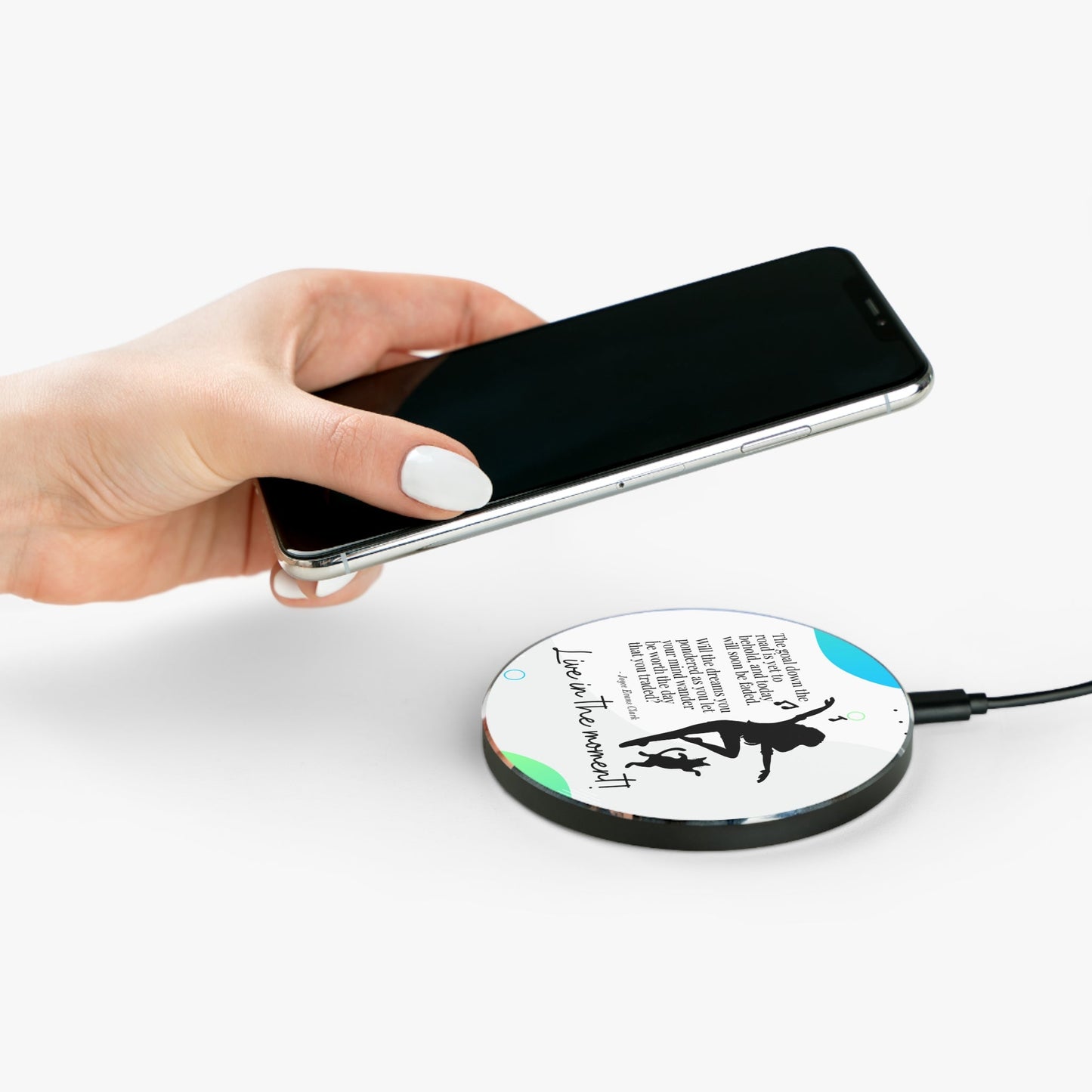 Wireless Charger - Live in the Moment Fast Charging Power Pad