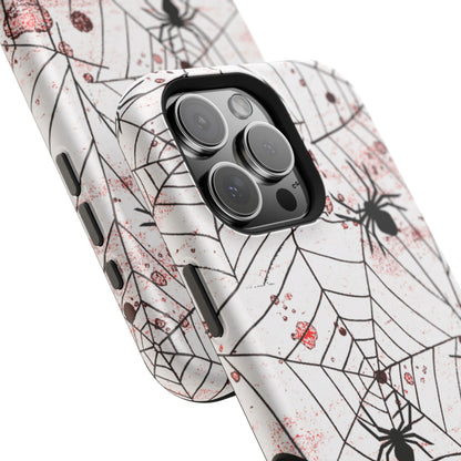 Impact-Resistant Phone Case – Blood Web