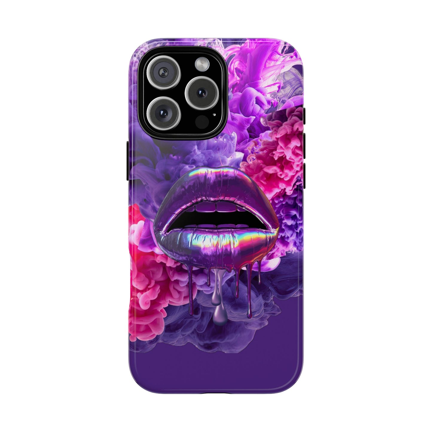 Protective Phone Case – Purple Haze Lips